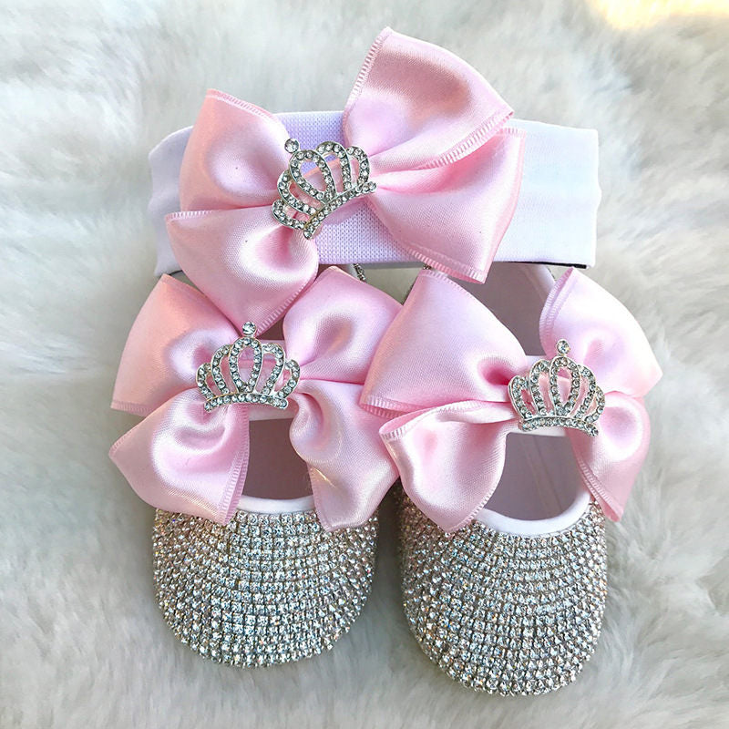 New European And American Children&#039;s Photography Props Photo Studio Newborn Baby Photo Foreign Trade Photo Props Baby Rhinestone Shoes