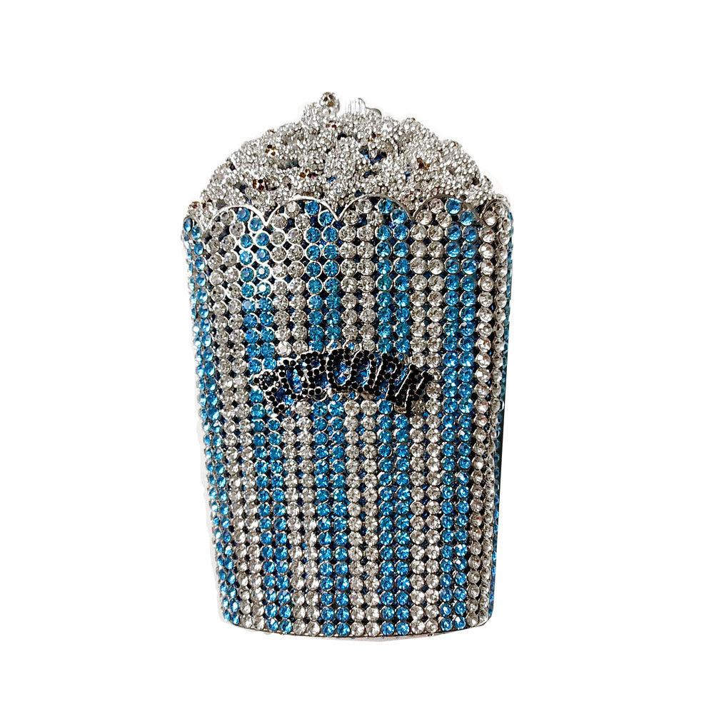 Popcorn Crystal Diamond Dinner Bag