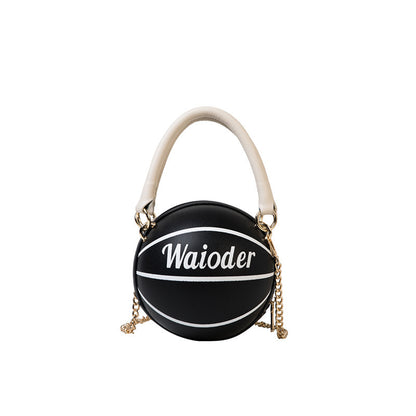 Basketball Shape Chain Shoulder HandBag