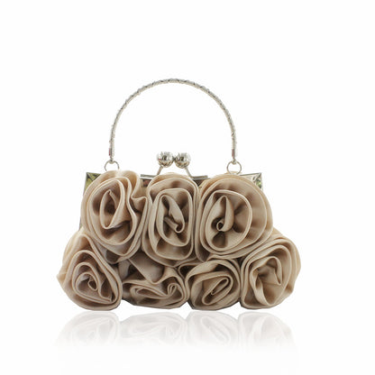 Rose Flower Bride Bag Crossbody Bag