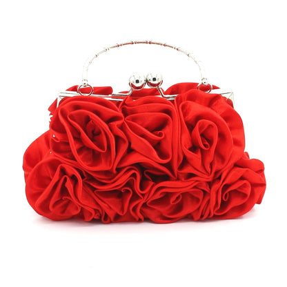 Rose Flower Bride Bag Crossbody Bag