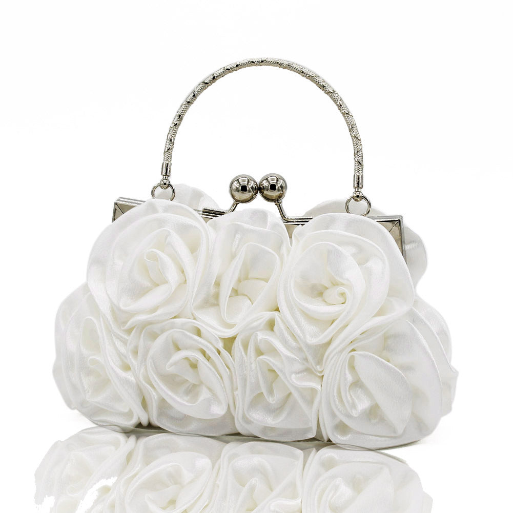 Rose Flower Bride Bag Crossbody Bag