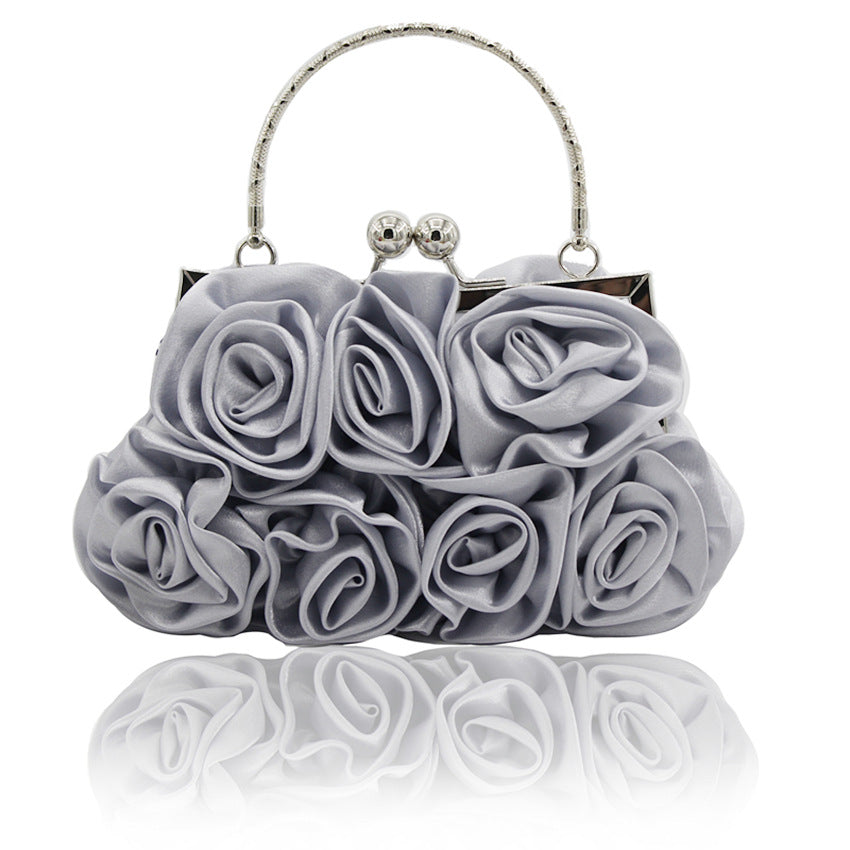 Rose Flower Bride Bag Crossbody Bag