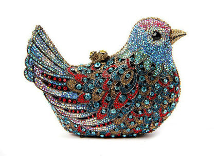 Diamond Bird Rhinestone Shape Chain Handbag