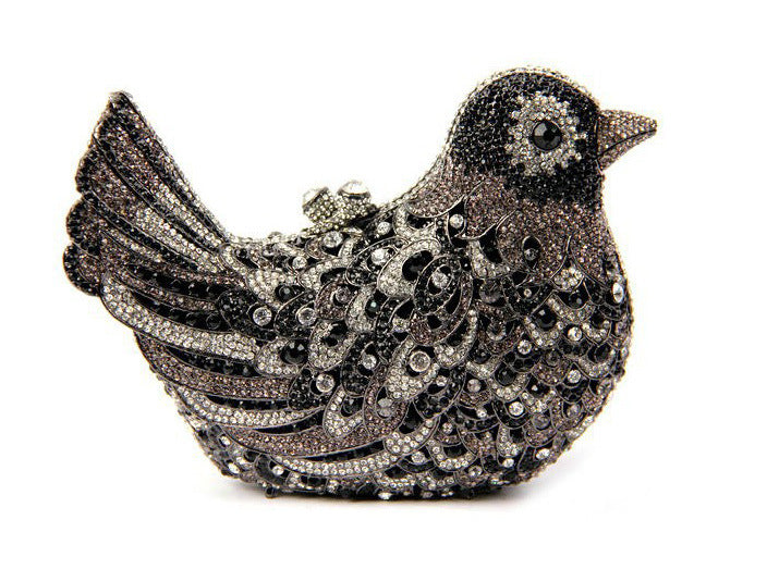 Diamond Bird Rhinestone Shape Chain Handbag