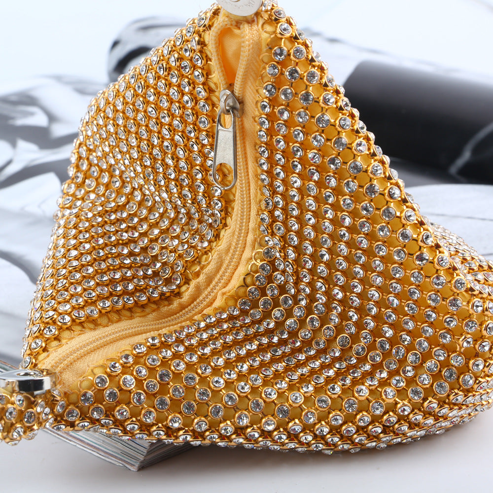 Handmade Rhinestone Dinner Crossbody Bag