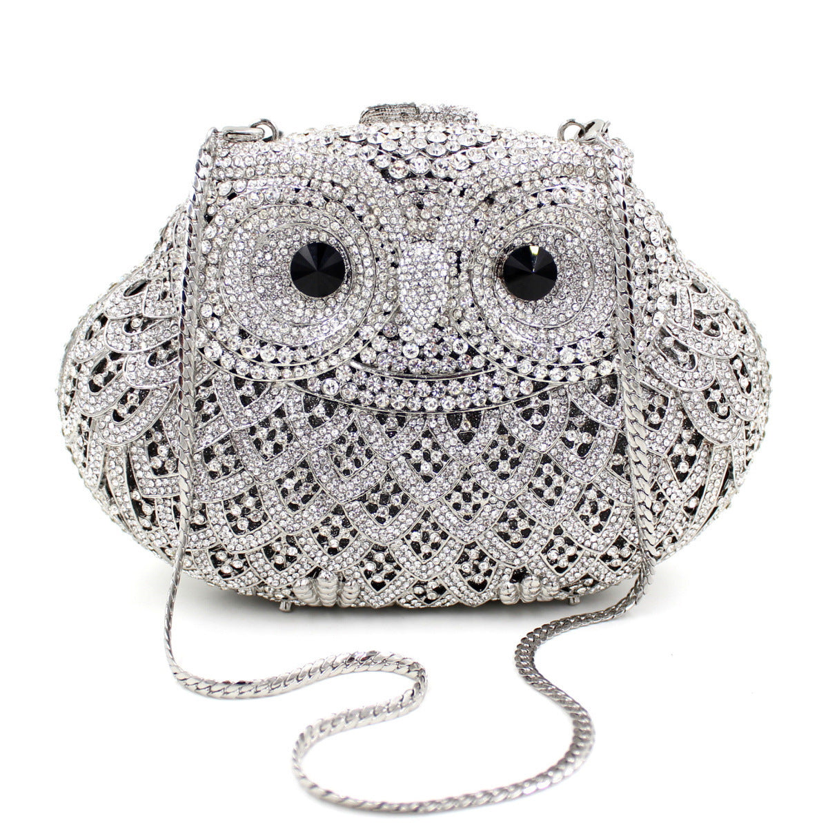 Owl Diamond Rhinestone Hand-held  Bags