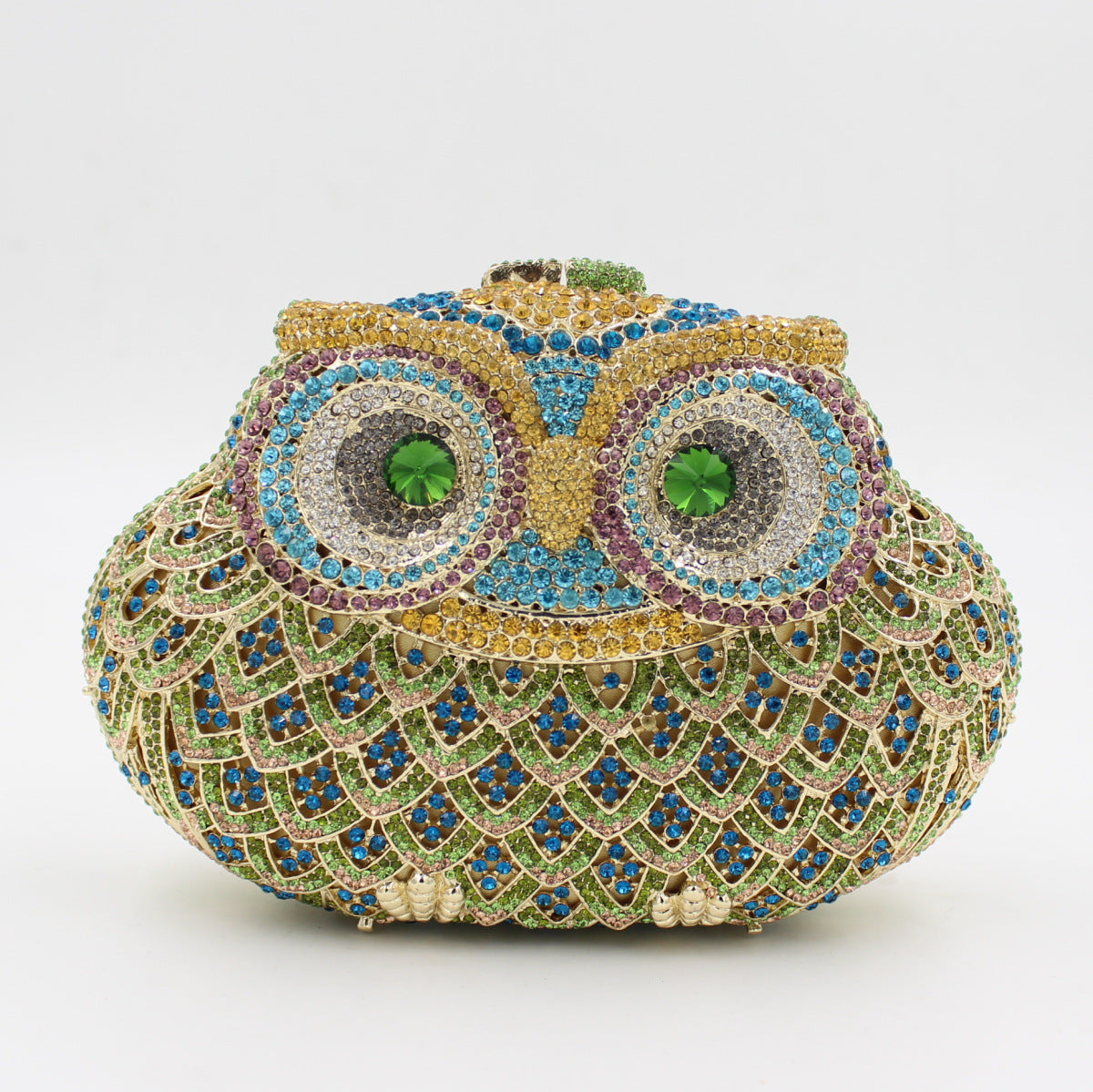 Owl Diamond Rhinestone Hand-held  Bags