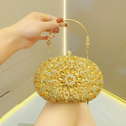 Rhinestone Clutch Diamond-embedded Bag