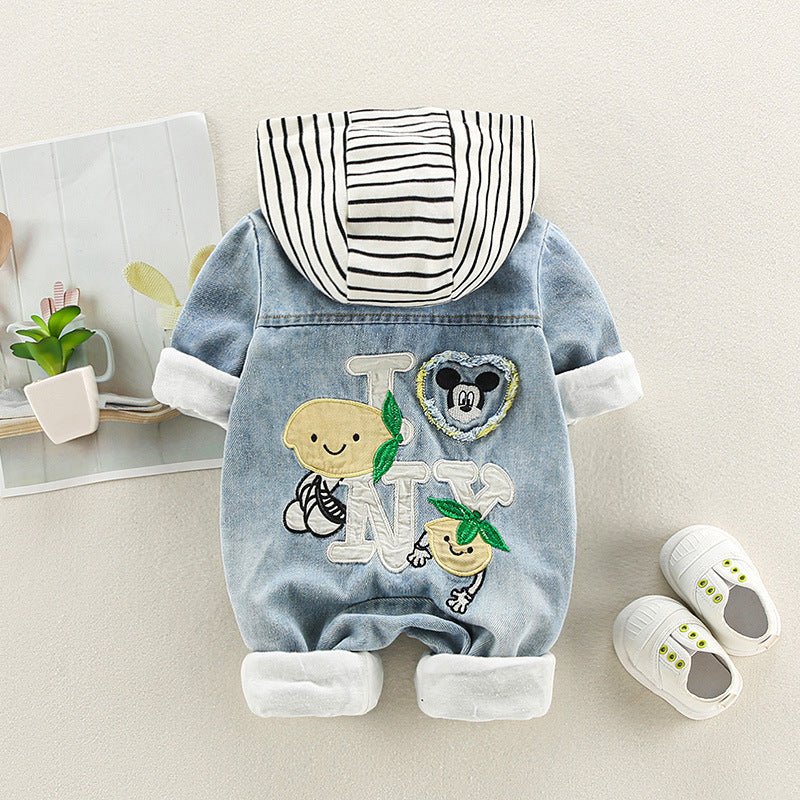 Baby's Spring Cowboy Climbing Suit