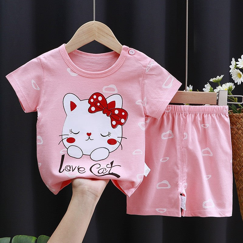 short Sleeve Set  Baby's Clothes Korean Style