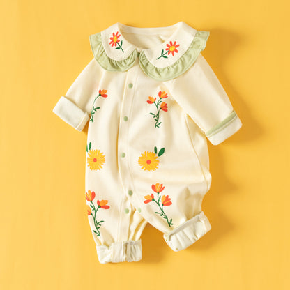 Baby Jumpsuit Baby  Cotton Long-sleeve Jumpsuit