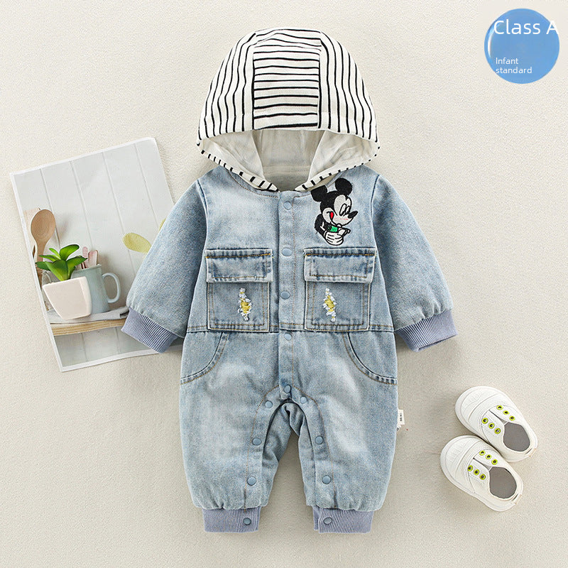 Baby's Spring Cowboy Climbing Suit