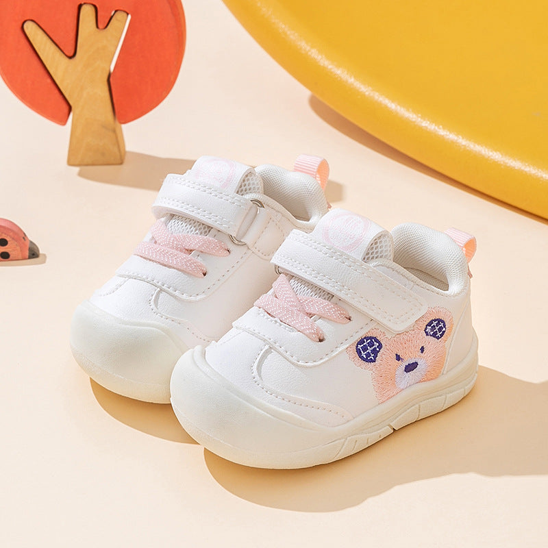 White Shoes Non-slip Casual Sneakers Breathable Baby Shoes