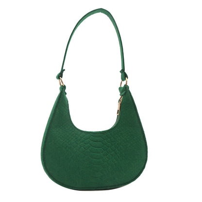 Crescent Moon shoulder woman's Handbag