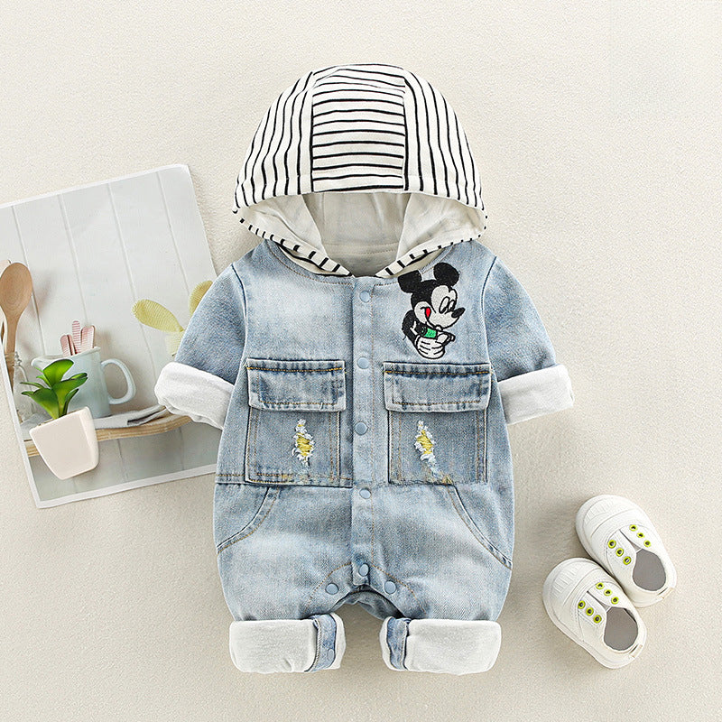 Baby's Spring Cowboy Climbing Suit