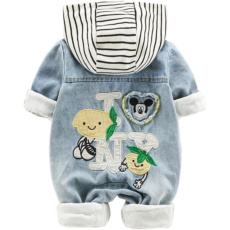 Baby's Spring Cowboy Climbing Suit