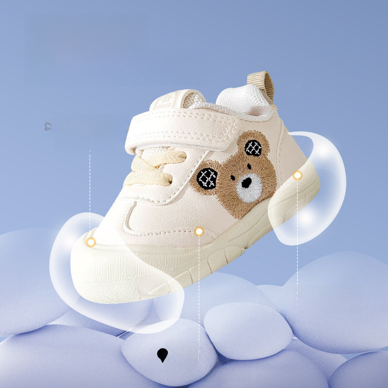 White Shoes Non-slip Casual Sneakers Breathable Baby Shoes