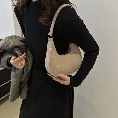 Crescent Moon shoulder woman's Handbag