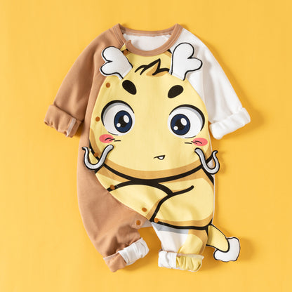 Baby Jumpsuit Baby  Cotton Long-sleeve Jumpsuit