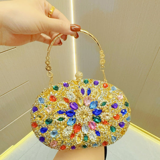 Rhinestone Clutch Diamond-embedded Bag