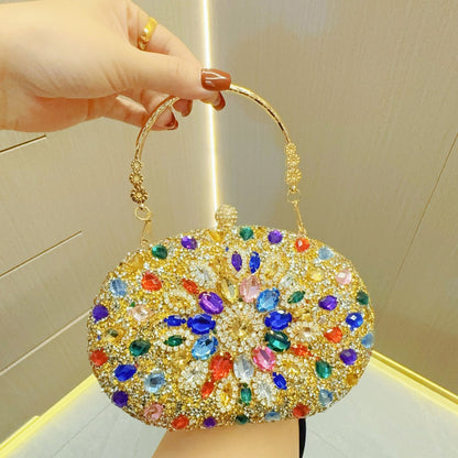 Rhinestone Clutch Diamond-embedded Bag