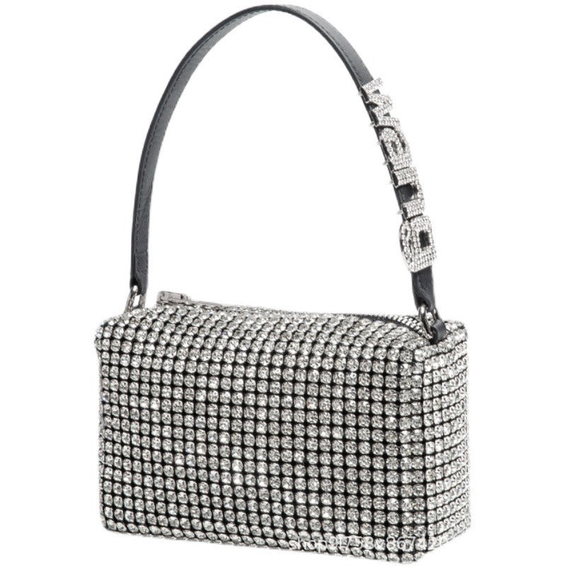 Rhinestone Bag Light Crossbody Shiny Diamond Bag