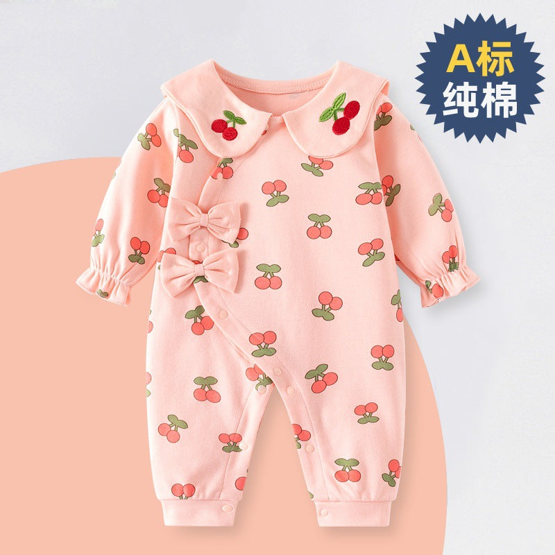 Baby Jumpsuit Baby  Cotton Long-sleeve Jumpsuit