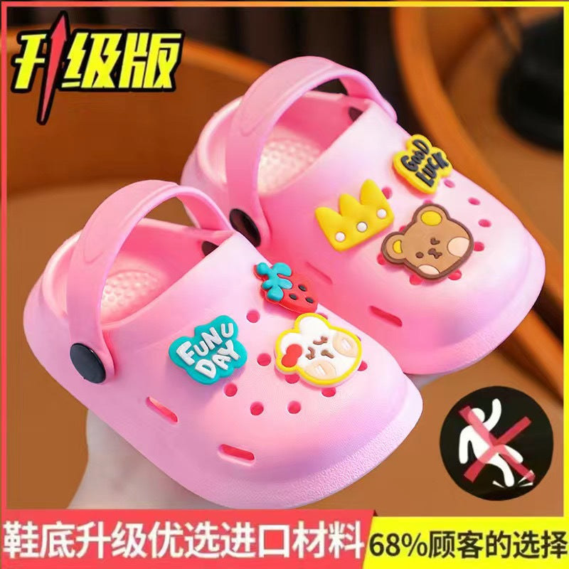 Children's Slippers Summer Boys And Girls Cartoon Shoes Baby Slippers