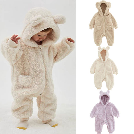 Spring Baby Jumpsuit For Girls, Boys And Girls Clothing Animal Plush Climbing Clothing Cross-border OZON