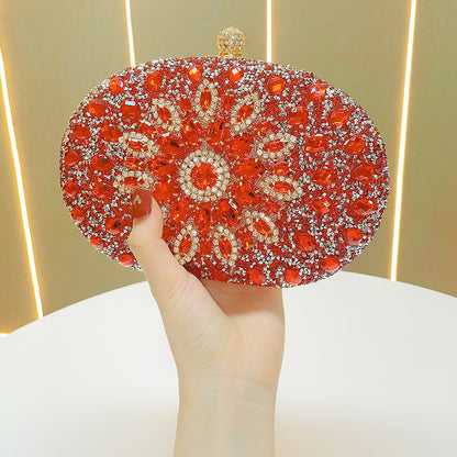 Rhinestone Clutch Diamond-embedded Bag