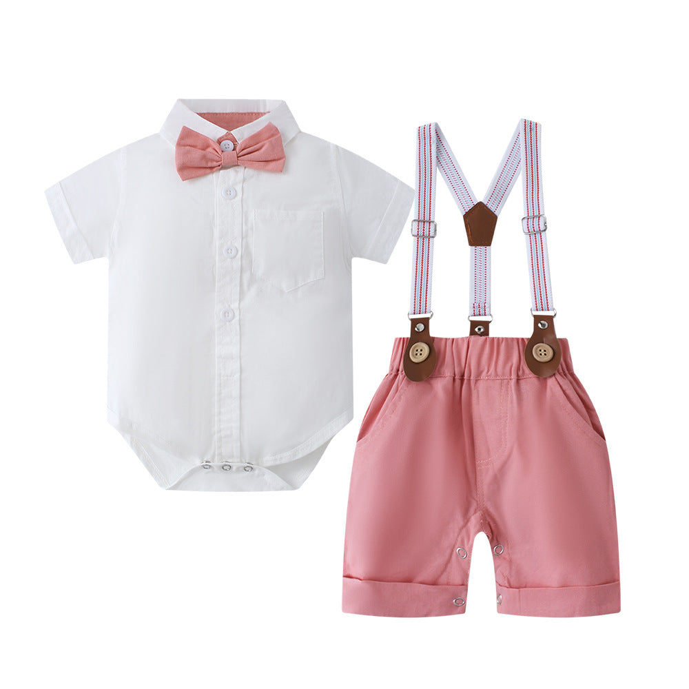 Summer Men's Baby Gentle Suit Two-piece