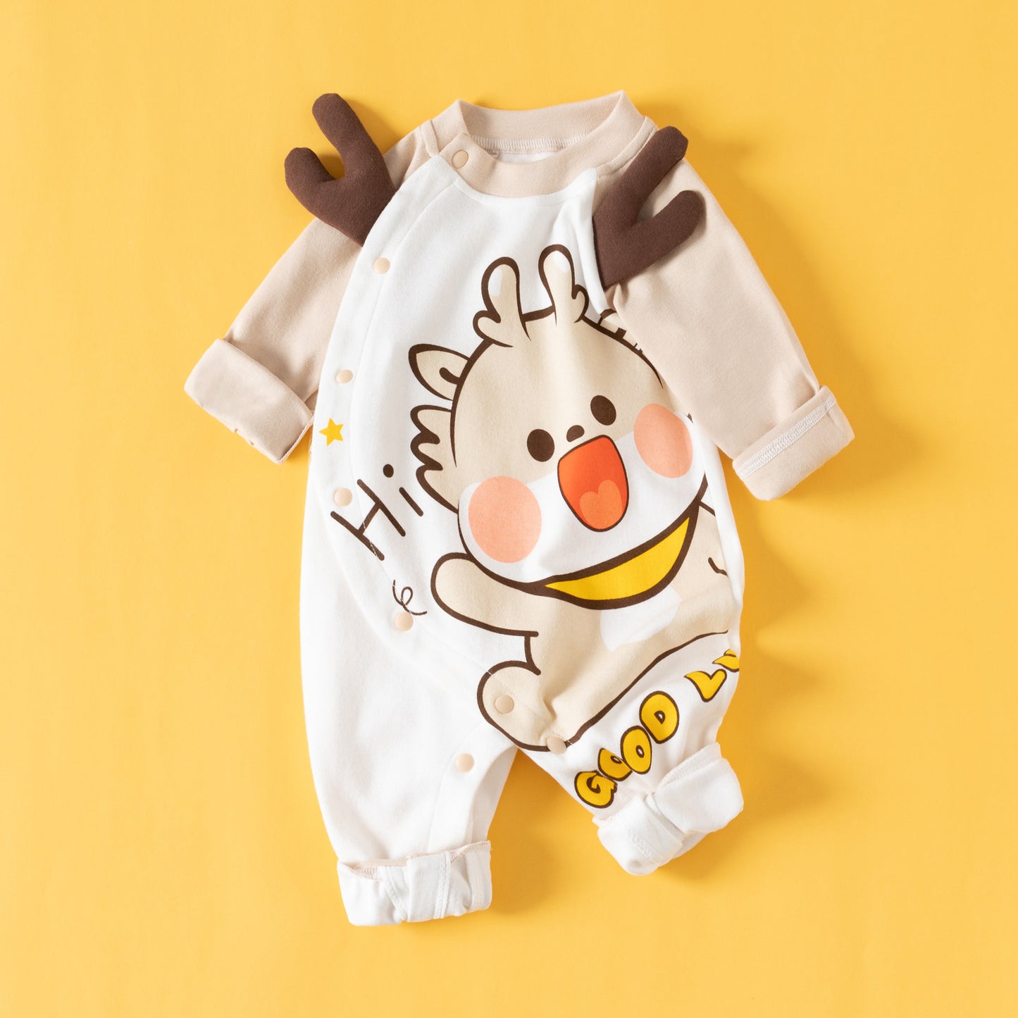 Baby Jumpsuit Baby  Cotton Long-sleeve Jumpsuit