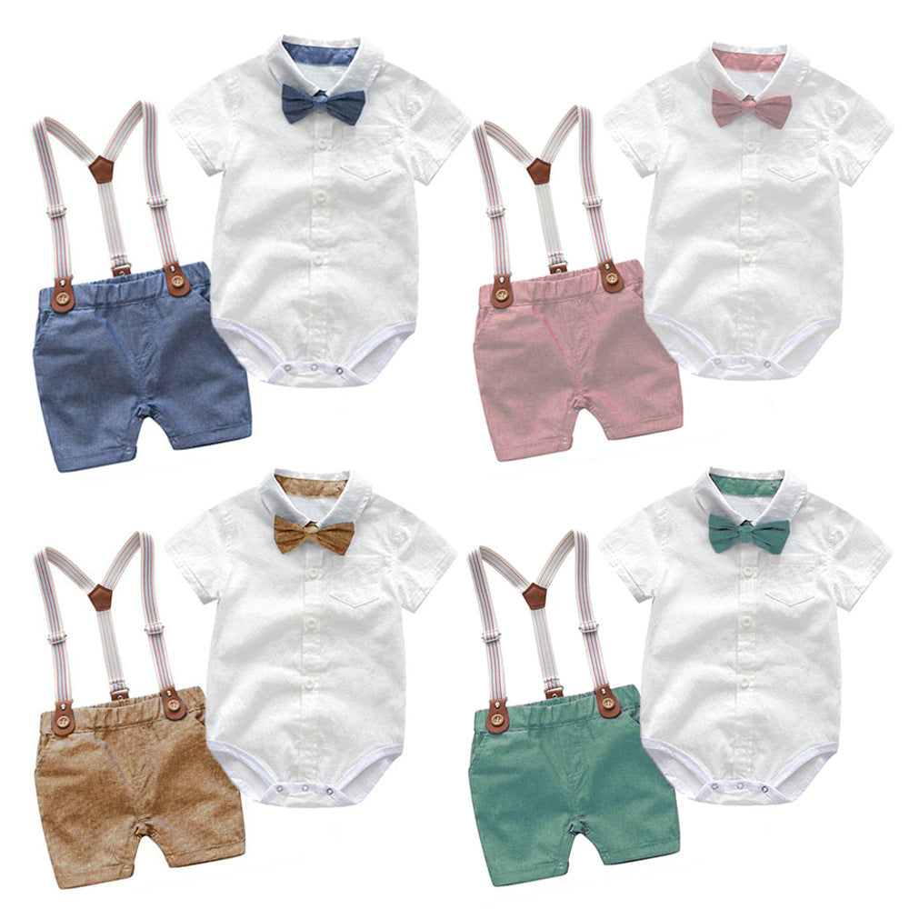 Summer Men's Baby Gentle Suit Two-piece