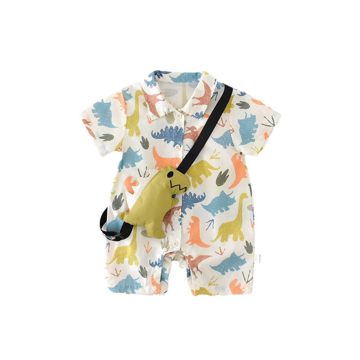 Summer Jumpsuit Short Sleeve Newborn Dinosaur Romper