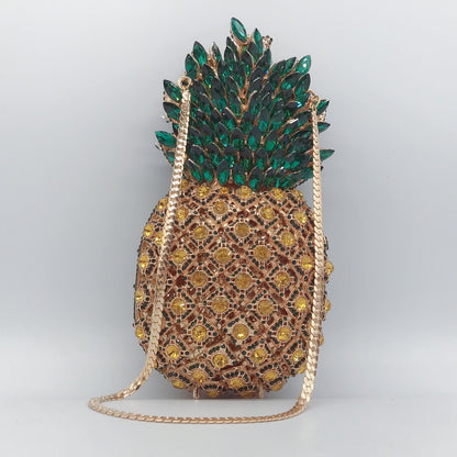 Rhinestone Pineapple Party Full Diamond Bag