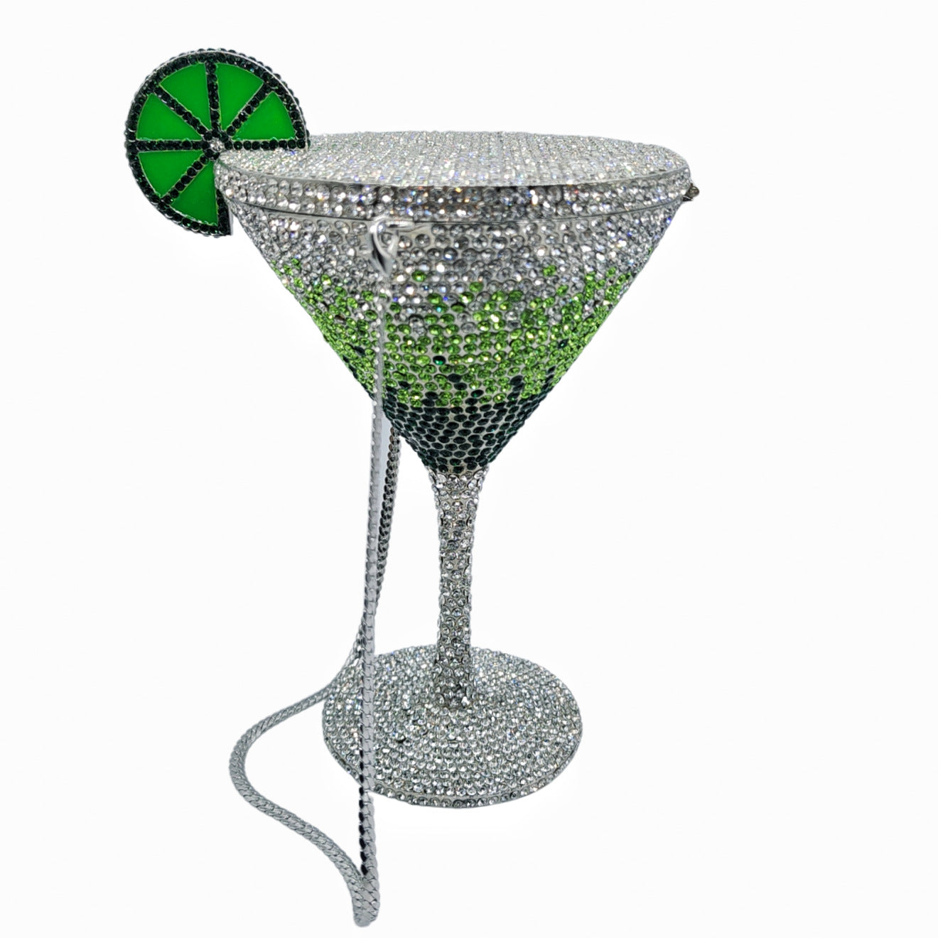 Martini Crystal Cocktail Diamond Handbag