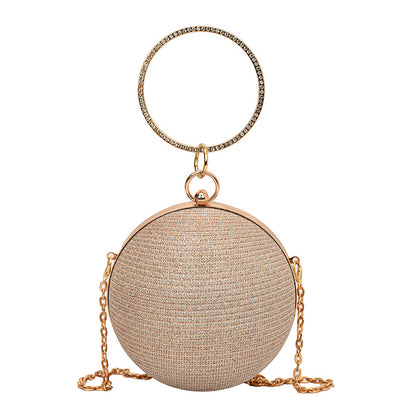 Niche Round Ball Crossbody Chain Bag