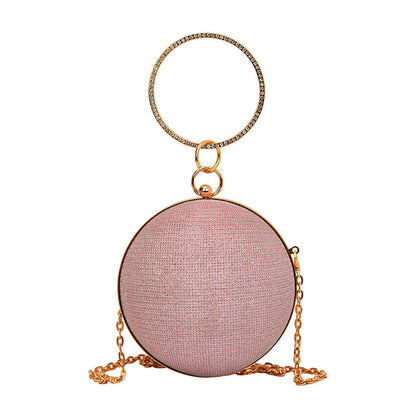 Niche Round Ball Crossbody Chain Bag