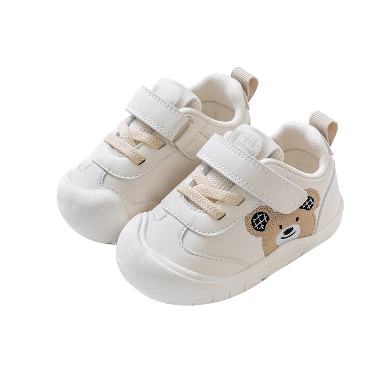 White Shoes Non-slip Casual Sneakers Breathable Baby Shoes