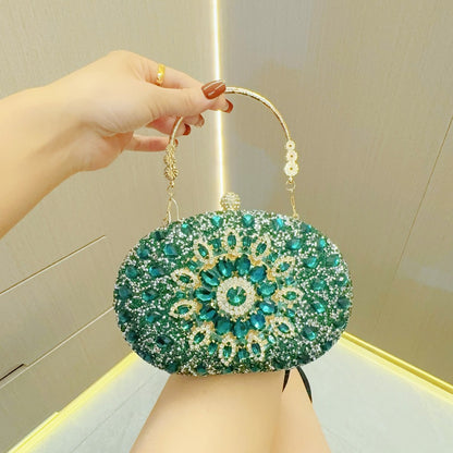 Rhinestone Clutch Diamond-embedded Bag