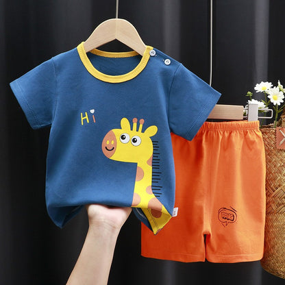 short Sleeve Set  Baby's Clothes Korean Style