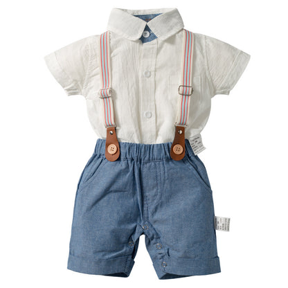 Summer Men's Baby Gentle Suit Two-piece