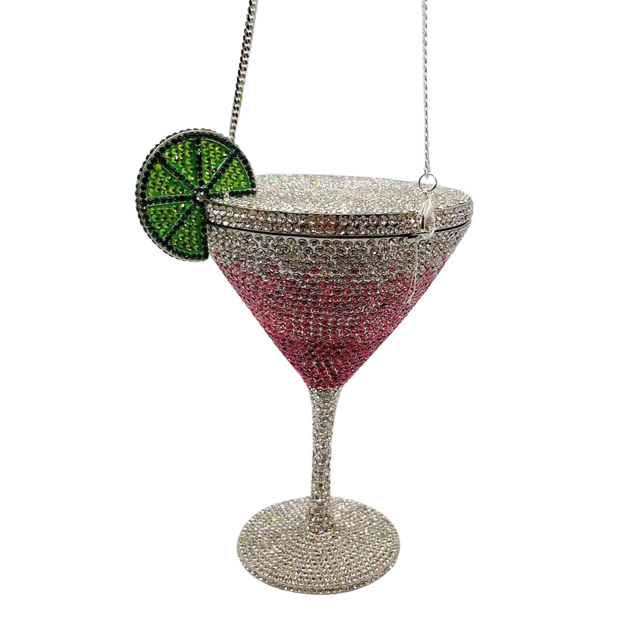 Martini Crystal Cocktail Diamond Handbag