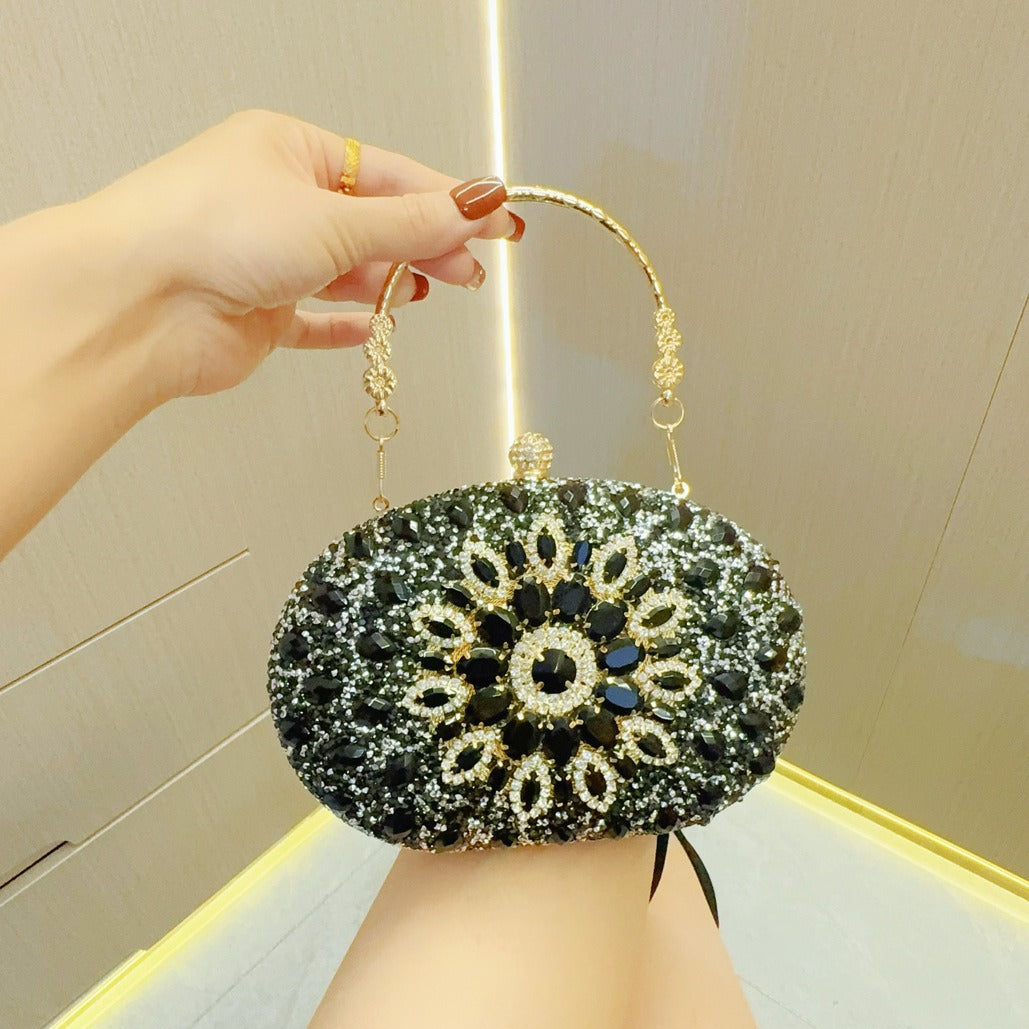 Rhinestone Clutch Diamond-embedded Bag