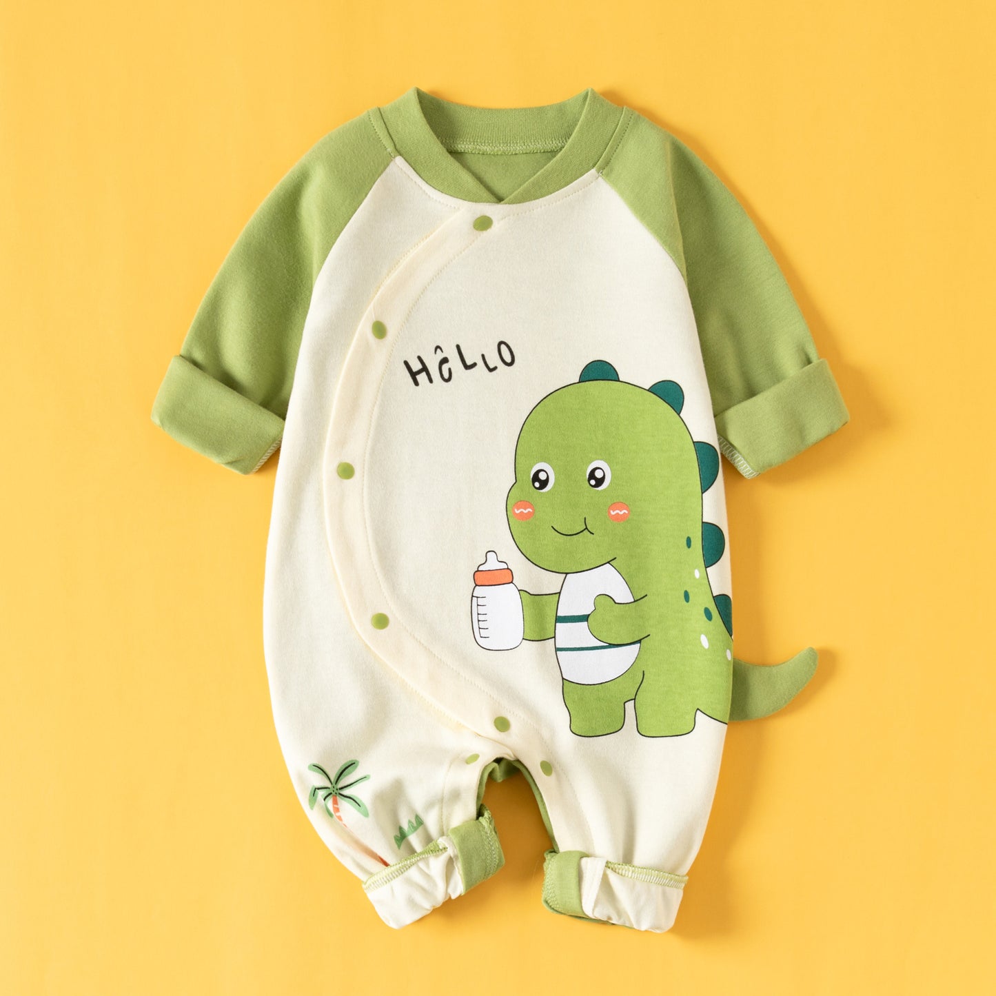 Baby Jumpsuit Baby  Cotton Long-sleeve Jumpsuit