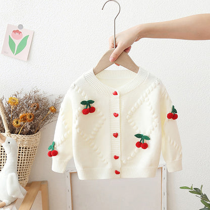 Girls' Knitted  New Western style  Jacket