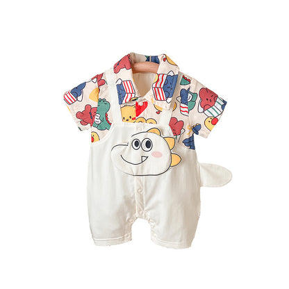 Baby Summer Newborn Two-piece Bag Clothes