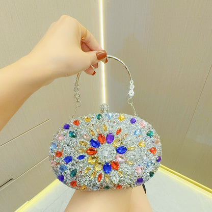 Rhinestone Clutch Diamond-embedded Bag