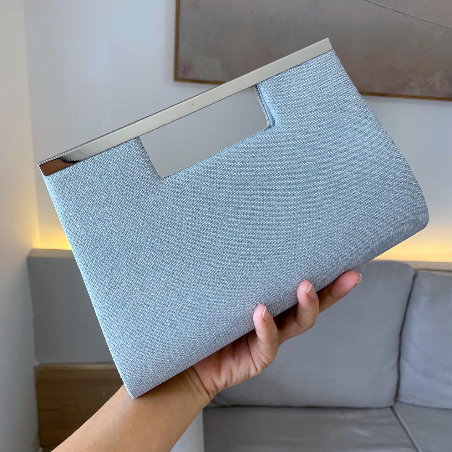 Portable Small Shiny Elegant Clutch Bag